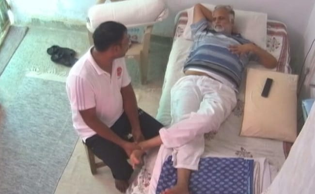 A través de video, BJP afirma que el ministro de AAP, Satyendar Jain, recibe masaje en la cárcel